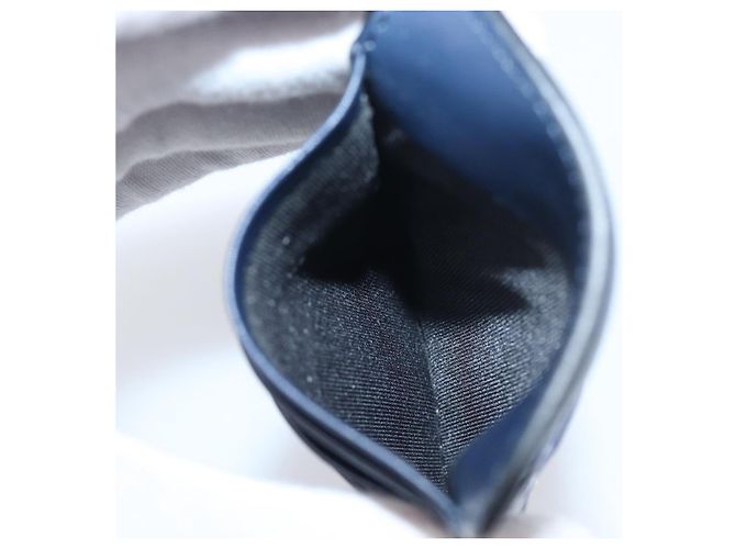 Tarjetero y monedero LOEWE William de Morgan de cuero Navy Silver Auth 200667M Plata Azul marino - vista 23