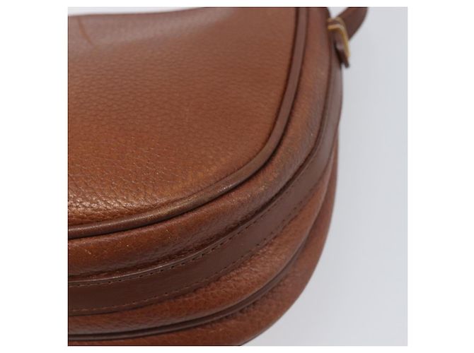 Borsa a tracolla Burberrys in pelle marrone e oro Auth 199618 D'oro - vista 15