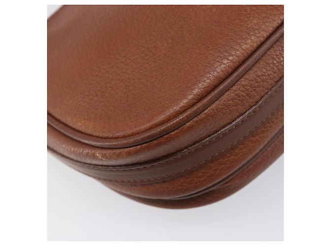 Borsa a tracolla Burberrys in pelle marrone e oro Auth 199618 D'oro - vista 16