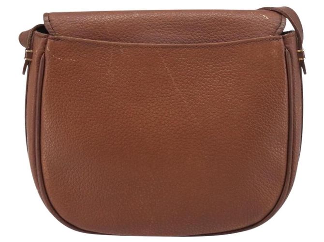 Borsa a tracolla Burberrys in pelle marrone e oro Auth 199618 D'oro - vista 2