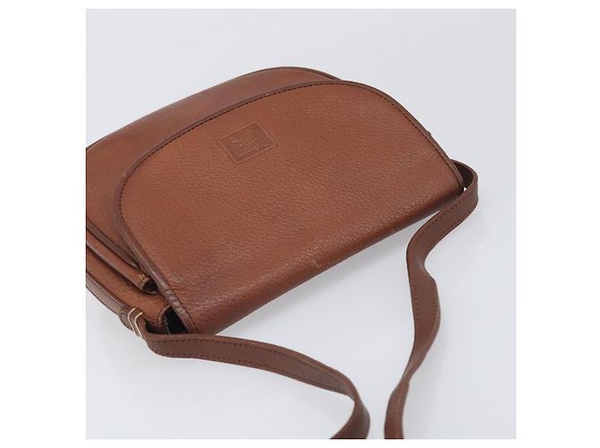 Borsa a tracolla Burberrys in pelle marrone e oro Auth 199618 D'oro - vista 6