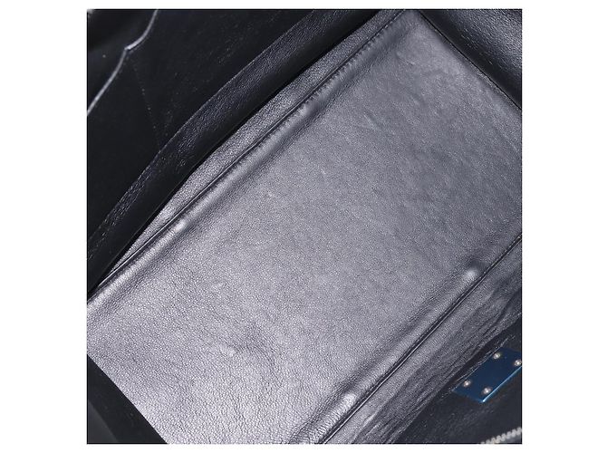 Céline Borsa a Mano CELINE Trapeze Lana 2way Beige Silver Auth 198538V Argento - vista 10