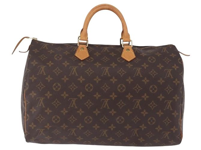 Borsa a mano LOUIS VUITTON Monogram Speedy 40 M41522 LV Auth am12248V Monogramma - vista 2