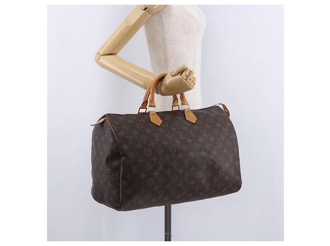 Borsa a mano LOUIS VUITTON Monogram Speedy 40 M41522 LV Auth am12248V Monogramma - vista 21