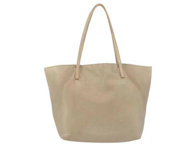 Sac Tote LOEWE en cuir doré authentique ka5825 - vue 2