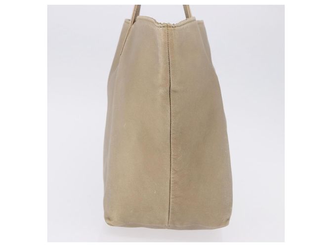 Sac Tote LOEWE en cuir doré authentique ka5825 - vue 3