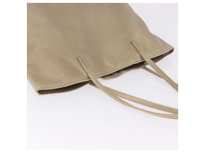 Sac Tote LOEWE en cuir doré authentique ka5825 - vue 6