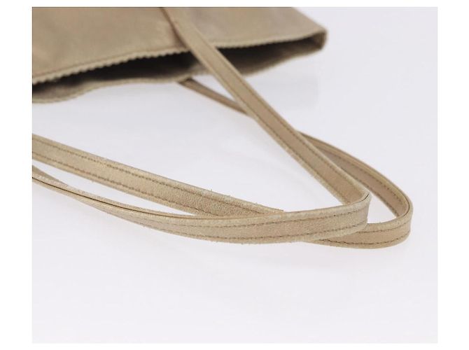 Sac Tote LOEWE en cuir doré authentique ka5825 - vue 7