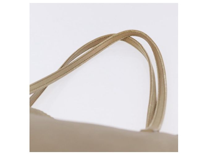 Sac Tote LOEWE en cuir doré authentique ka5825 - vue 8