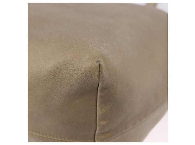 Sac Tote LOEWE en cuir doré authentique ka5825 - vue 9