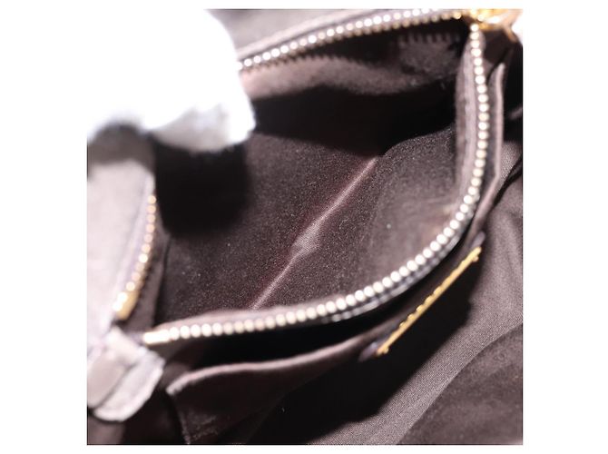 Borsa a mano Miu Miu Matelassé in pelle 2way Grigio Oro Auth 200159V Marrone D'oro - vista 23
