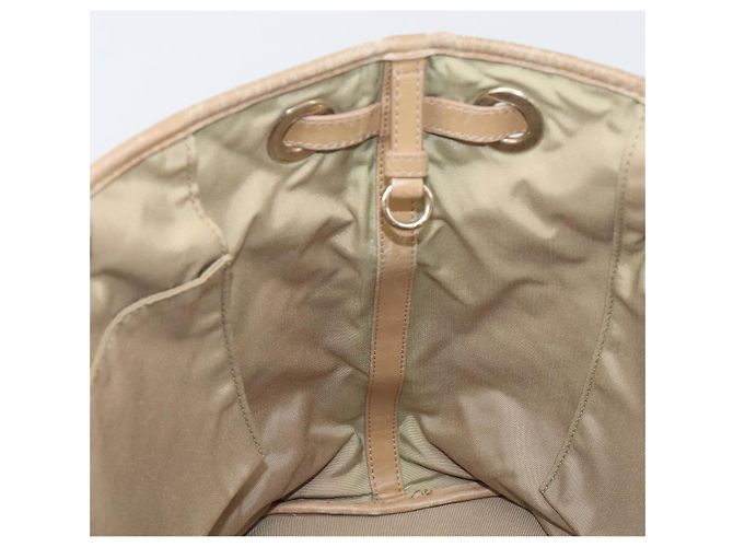 Bolso Tote Christian Dior Lady Dior Canage Canvas Beige Tono Dorado Auth 198943 - vista 21