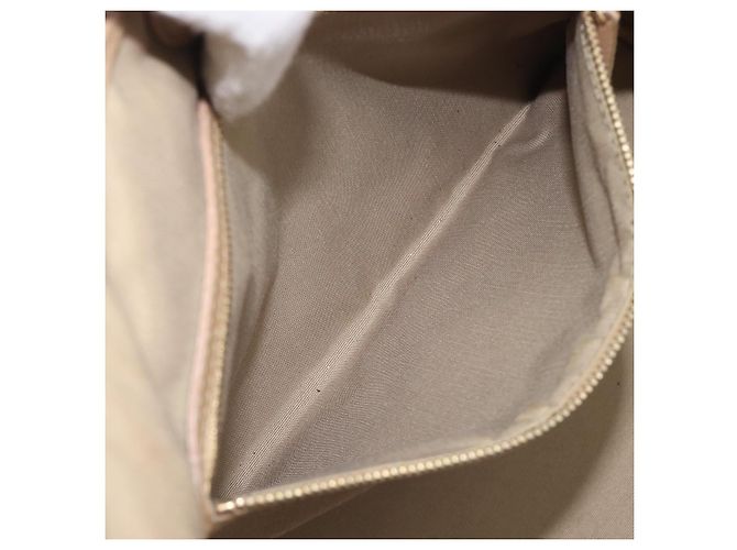 Bolso Tote Christian Dior Lady Dior Canage Canvas Beige Tono Dorado Auth 198943 - vista 23