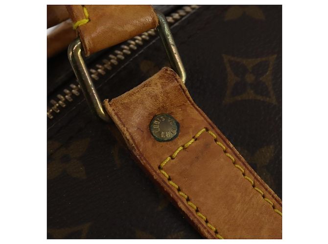 LOUIS VUITTON Monogram Keepall 60 Boston Bag M41422 LV Auth 195400 Monogramma - vista 10