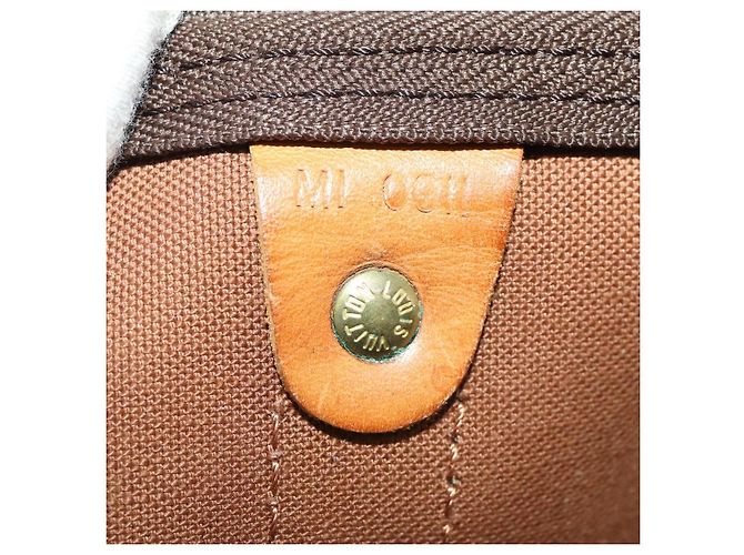 LOUIS VUITTON Monogram Keepall 60 Boston Bag M41422 LV Auth 195400 Monogramma - vista 12