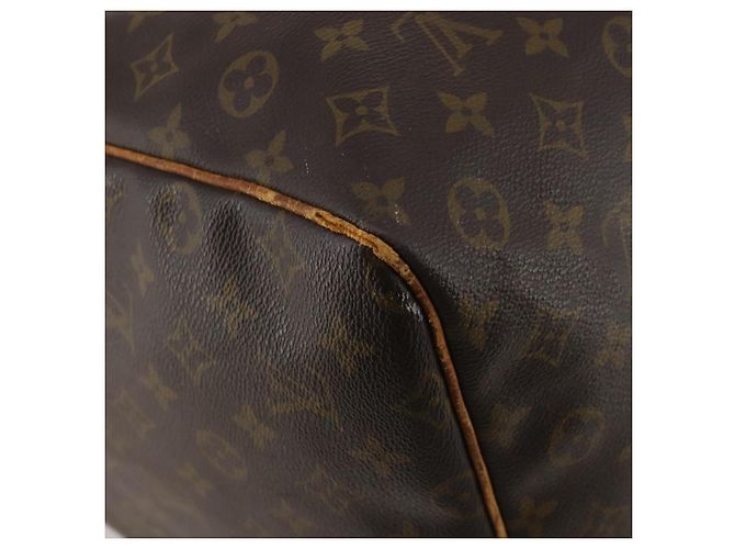 LOUIS VUITTON Monogram Keepall 60 Boston Bag M41422 LV Auth 195400 Monogramma - vista 17