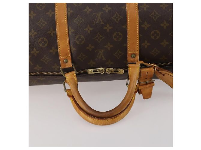 LOUIS VUITTON Monogram Keepall 60 Boston Bag M41422 LV Auth 195400 Monogramma - vista 7