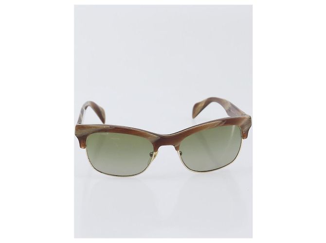 Occhiali da sole PRADA plastica Brown Auth BA15184 Marrone - vista 13