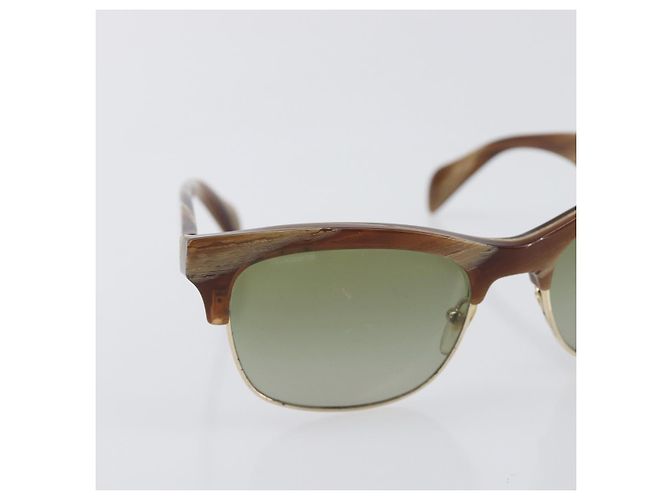 Occhiali da sole PRADA plastica Brown Auth BA15184 Marrone - vista 5