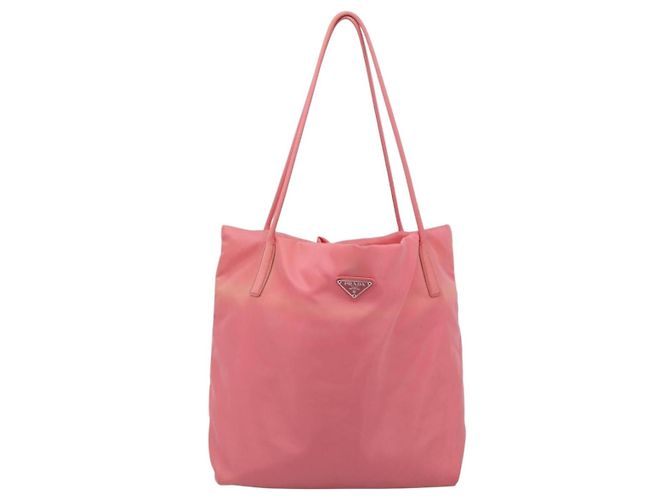 PRADA Tote Bag Nylon Rosa Auth 200144 Pink - Ansicht 13