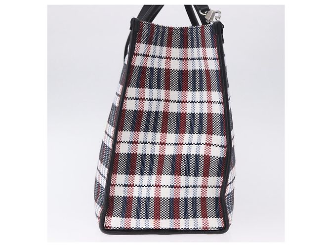 Borsa Tote GUCCI Canvas 2way Multicolor Silver 659980 Auth ka5919V Argento Multicolore - vista 4