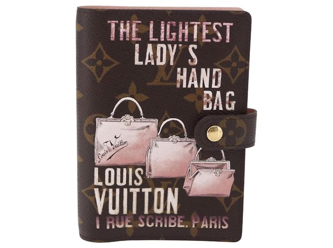 LOUIS VUITTON Monogram Trunk Agenda PM Day Planner Cover R21077 LV Auth 198560M - view 13