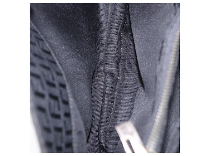 Borsa a mano FENDI Zucchino Canvas Nero Argento Auth BA15300 - vista 22