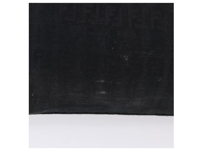 Borsa a mano FENDI Zucchino Canvas Nero Argento Auth BA15300 - vista 3