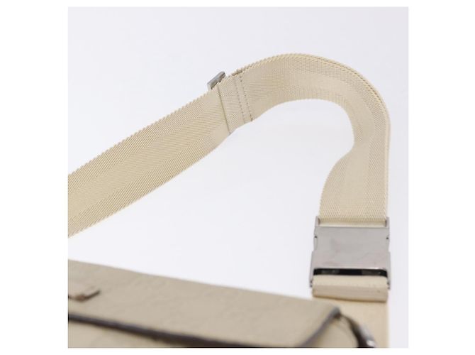 GUCCI GuccissimaGG Body Bag Leather Ivory Silver 162916 Auth 198969 Argento Crudo - vista 10