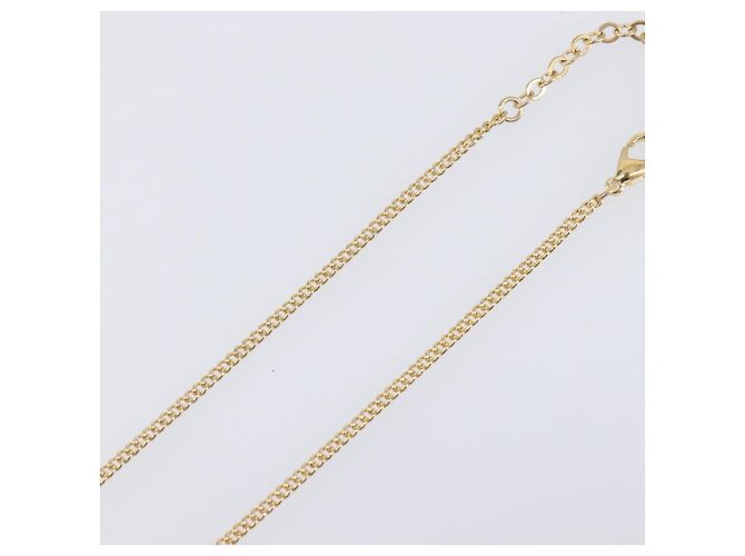 Collana Christian Dior metallo Gold Tone Auth 193477 - vista 14