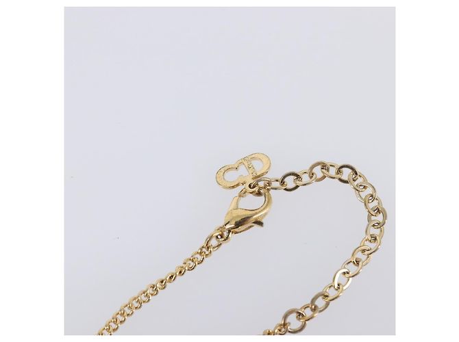 Collana Christian Dior metallo Gold Tone Auth 193477 - vista 9