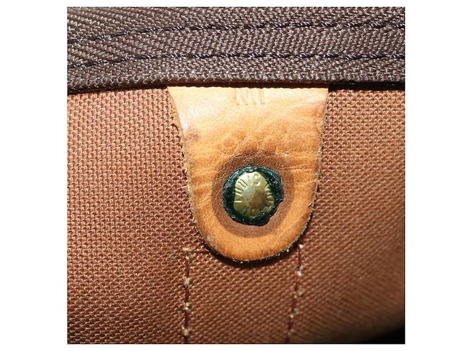 LOUIS VUITTON Monogram Keepall 55 Boston Bag M41424 LV Auth 197026 Monogramma - vista 12