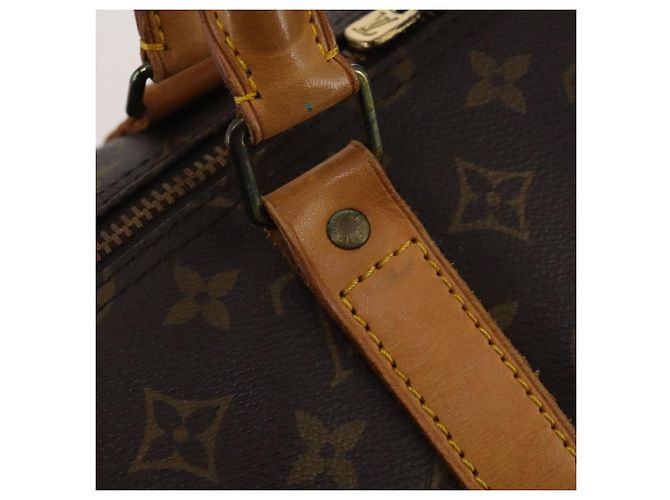 LOUIS VUITTON Monogram Keepall 55 Boston Bag M41424 LV Auth 197026 Monogramma - vista 17