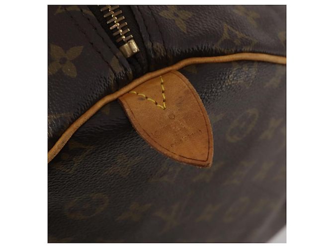 LOUIS VUITTON Monogram Keepall 55 Boston Bag M41424 LV Auth 197026 Monogramma - vista 18