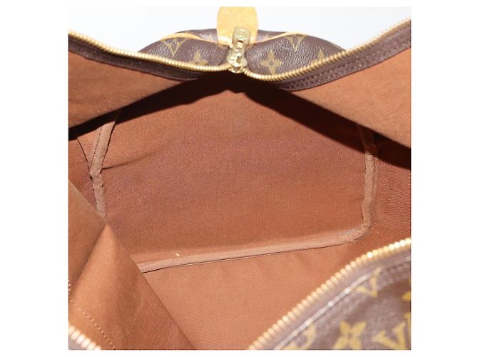LOUIS VUITTON Monogram Keepall 55 Boston Bag M41424 LV Auth 197026 Monogramma - vista 20