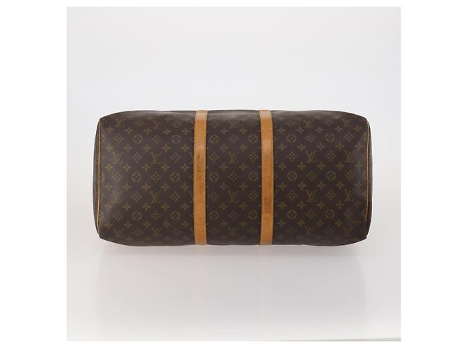 LOUIS VUITTON Monogram Keepall 55 Boston Bag M41424 LV Auth 197026 Monogramma - vista 5