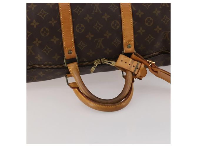 LOUIS VUITTON Monogram Keepall 55 Boston Bag M41424 LV Auth 197026 Monogramma - vista 7