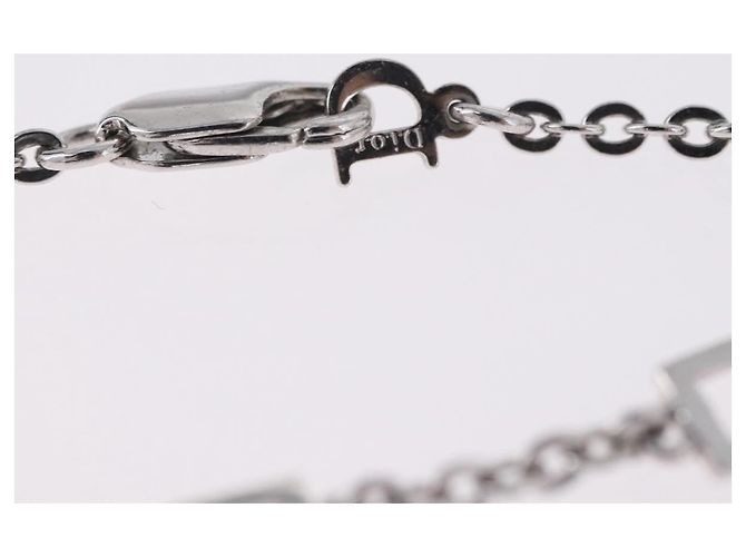 Bracciale Christian Dior Heart Arrow Metal Silver Auth am12479M Argento - vista 14