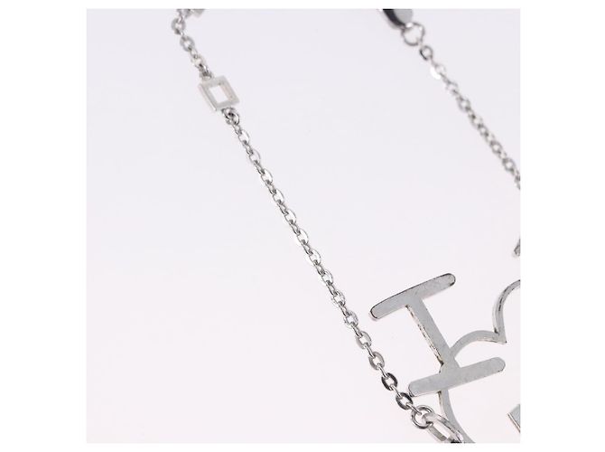 Bracciale Christian Dior Heart Arrow Metal Silver Auth am12479M Argento - vista 5