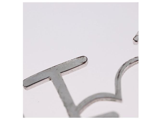 Bracciale Christian Dior Heart Arrow Metal Silver Auth am12479M Argento - vista 8