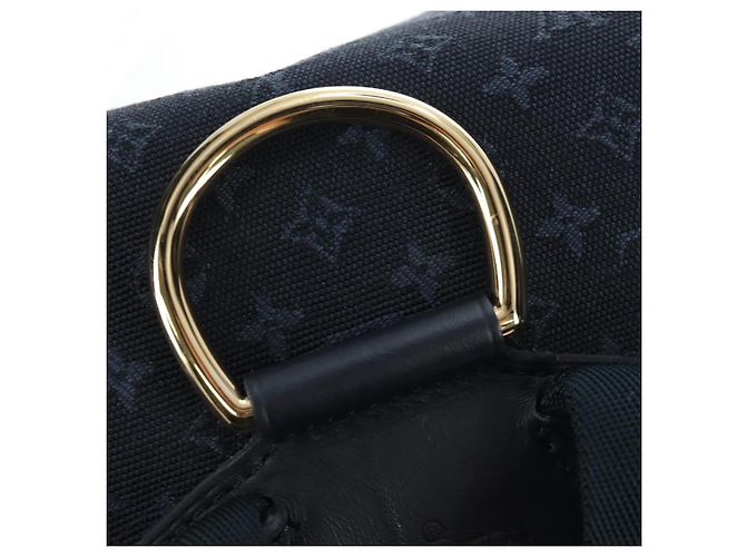 Zaino LOUIS VUITTON Monogram Mini Montsouris GM TST Blue M92455 Auth 198542V - vista 15