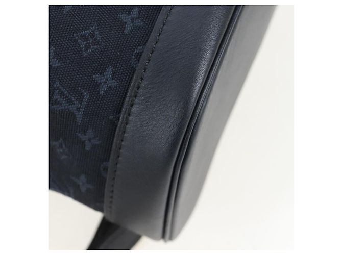 Zaino LOUIS VUITTON Monogram Mini Montsouris GM TST Blue M92455 Auth 198542V - vista 16