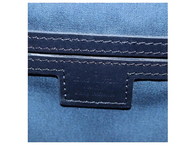 Zaino LOUIS VUITTON Monogram Mini Montsouris GM TST Blue M92455 Auth 198542V - vista 26