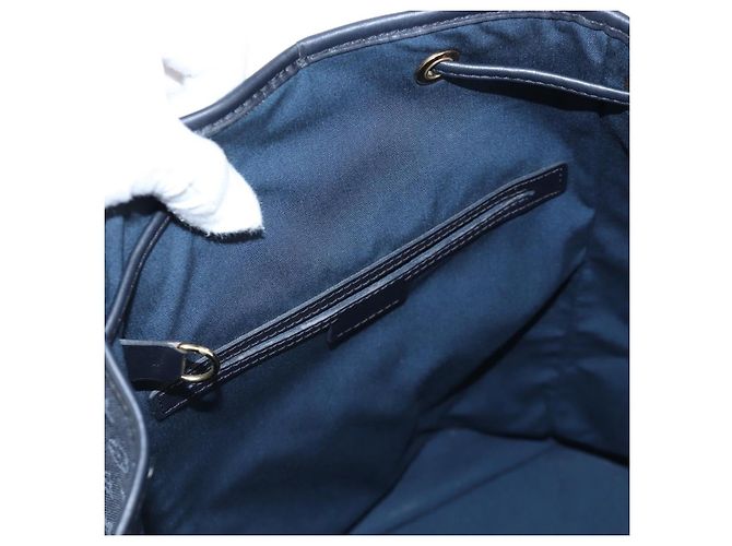 Zaino LOUIS VUITTON Monogram Mini Montsouris GM TST Blue M92455 Auth 198542V - vista 29