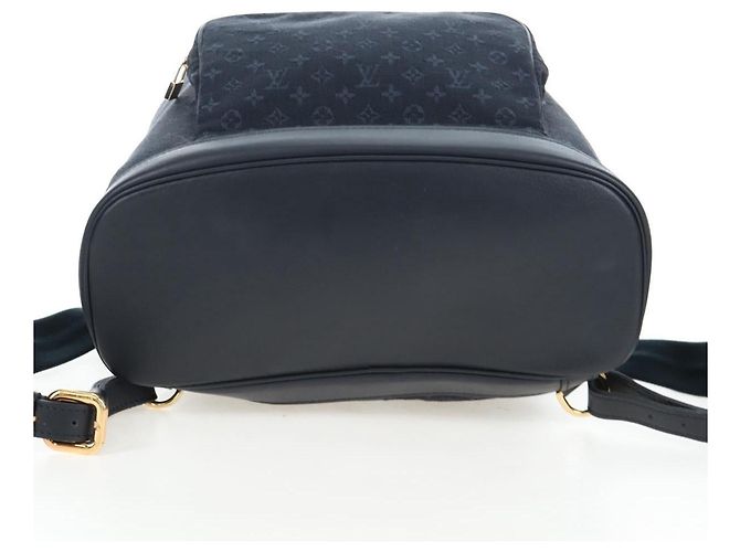 Zaino LOUIS VUITTON Monogram Mini Montsouris GM TST Blue M92455 Auth 198542V - vista 5