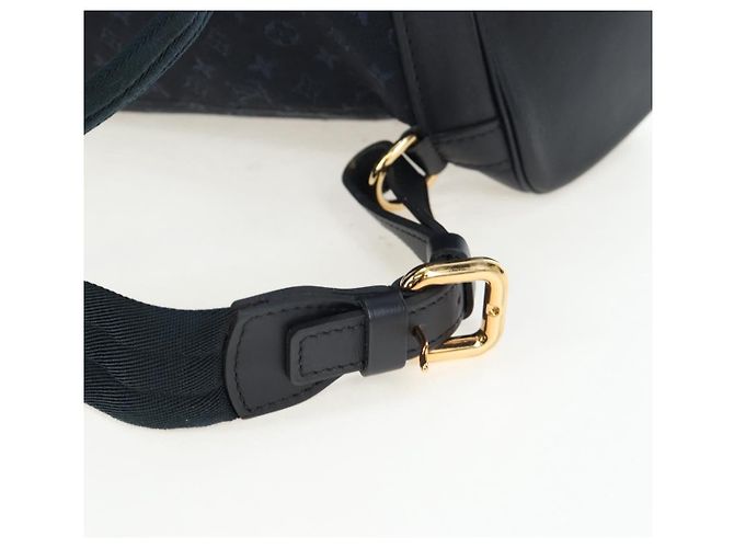 Zaino LOUIS VUITTON Monogram Mini Montsouris GM TST Blue M92455 Auth 198542V - vista 8