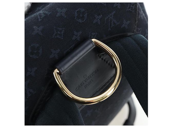 Zaino LOUIS VUITTON Monogram Mini Montsouris GM TST Blue M92455 Auth 198542V - vista 9