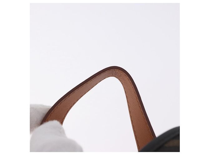 FENDI Zucca Canvas Drink Holder PVC Black Brown Auth 195995M - view 8
