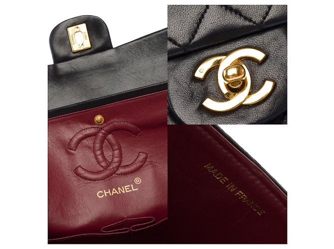 Borsa CHANEL Timeless/Classique in Pelle Nera - 103864 Nero - vista 6