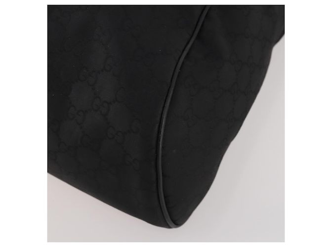 Zaino GUCCI GG Canvas Nero Argento 449181 Auth BA14948 - vista 12